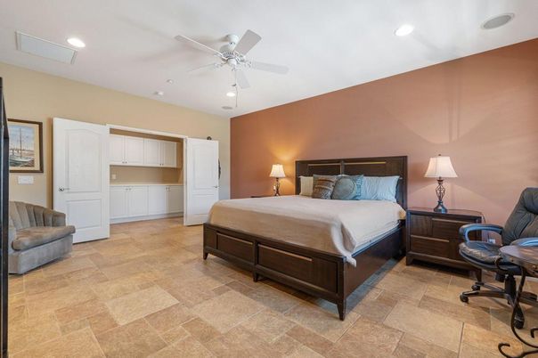 Bedroom, Interior, Recessed Lighting