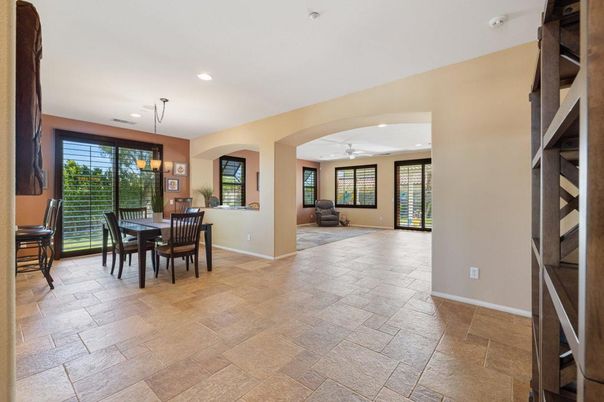 Dining room, Interior, Pendant Lights, Recessed Lighting