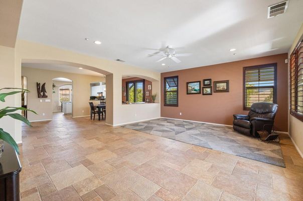Dining room, Interior, Recessed Lighting