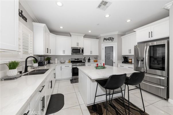 Interior, Kitchen, Recessed Lighting, Stainless Steel Appliances