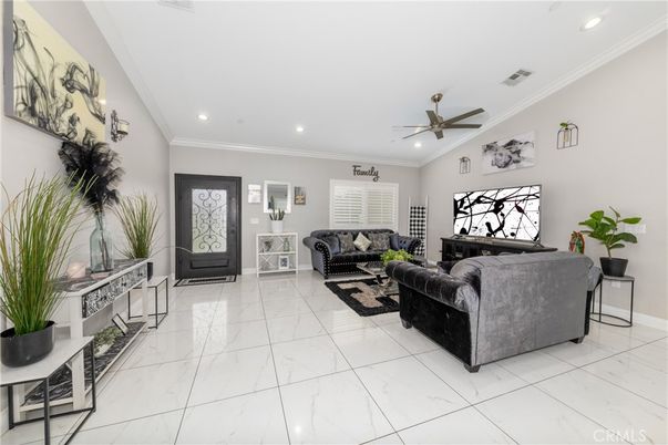 Interior, Living room, Marble, Recessed Lighting