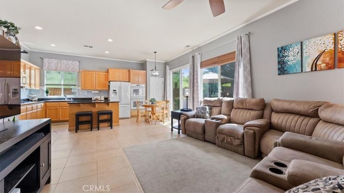 Dining room, Interior, Kitchen, Living room, Pendant Lights, Recessed Lighting
