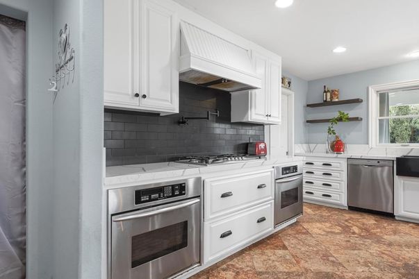 Interior, Kitchen, Recessed Lighting, Stainless Steel Appliances