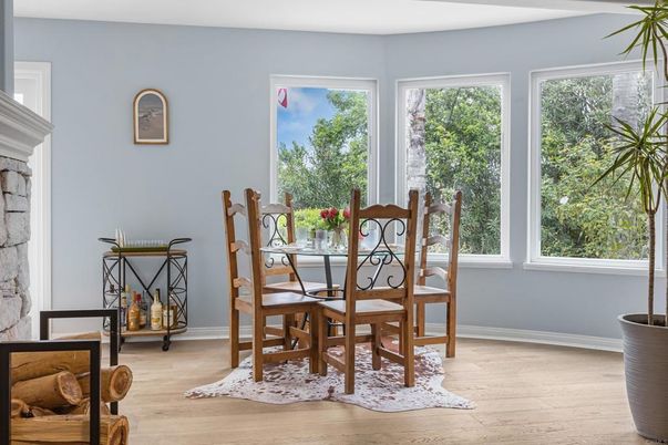 Dining room, Interior, Wood Texture Flooring