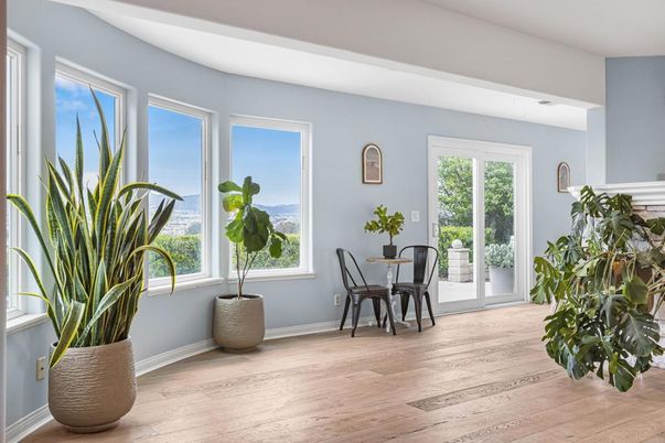 Dining room, Interior, Wood Texture Flooring