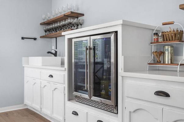 Interior, Kitchen, Wood Texture Flooring