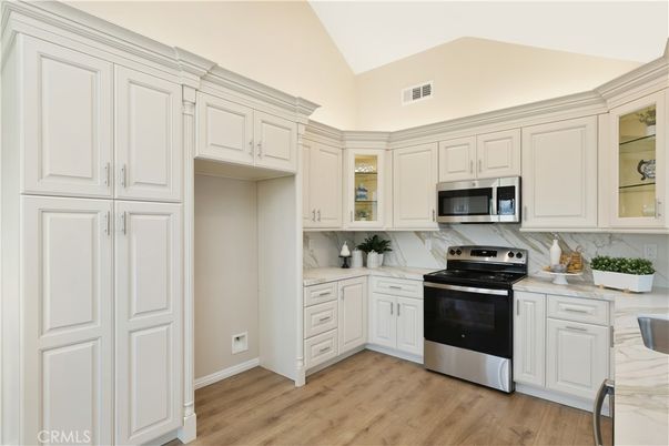 Interior, Kitchen, Wood Texture Flooring