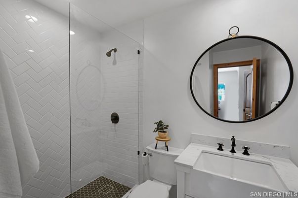 Bathroom, Glass Shower, Interior
