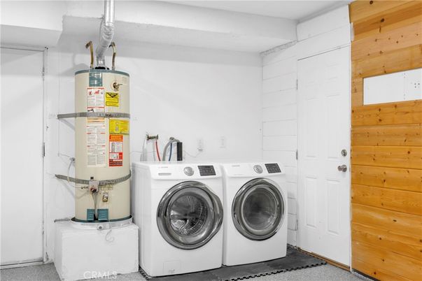 Interior, Washer, Wooden Walls