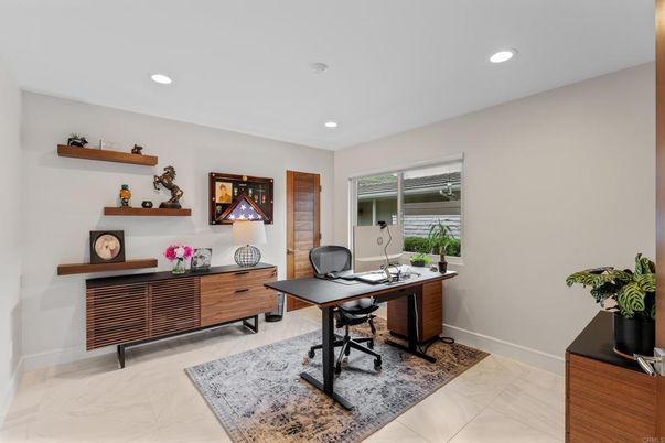 Home Office, Interior, Recessed Lighting