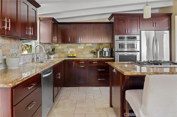 Interior, Kitchen, Pendant Lights, Stainless Steel Appliances
