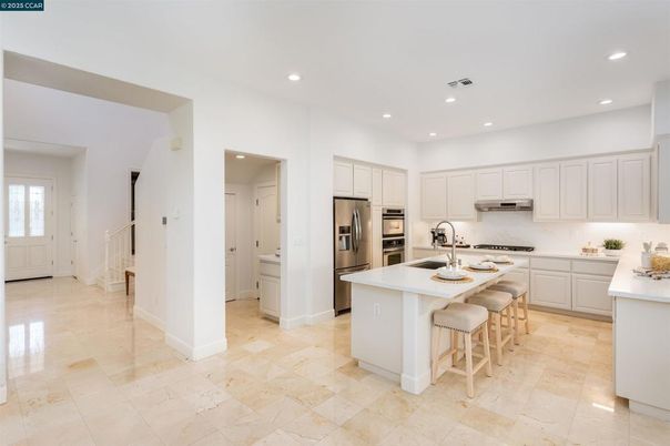 Interior, Kitchen, Recessed Lighting, Stainless Steel Appliances
