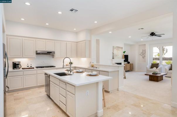 Interior, Kitchen, Recessed Lighting, Stainless Steel Appliances