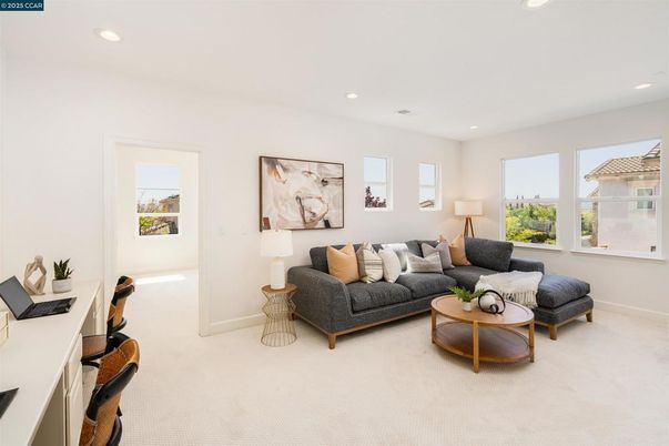 Interior, Living room, Recessed Lighting