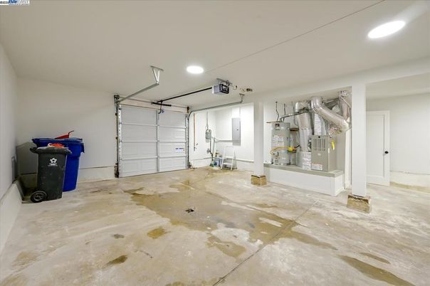 Garage, Interior, Recessed Lighting