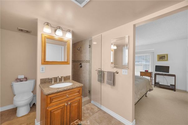 Bathroom, Bedroom, Glass Shower, Interior