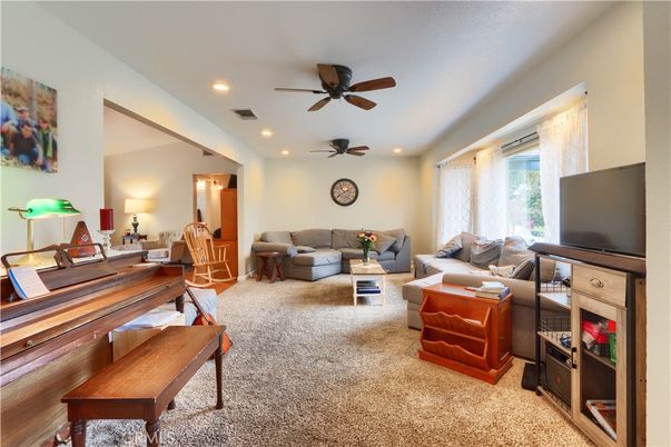 Interior, Living room, Piano, Recessed Lighting