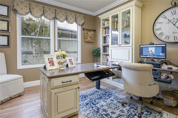 Home Office, Interior, Wood Texture Flooring