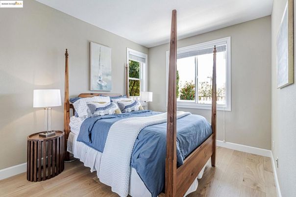 Bedroom, Interior, Wood Texture Flooring