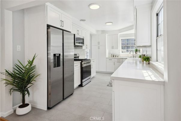 Interior, Kitchen, Recessed Lighting, Stainless Steel Appliances