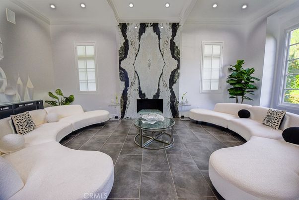 Interior, Living room, Recessed Lighting