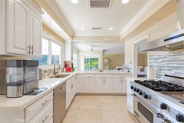 Interior, Kitchen, Recessed Lighting, Stainless Steel Appliances
