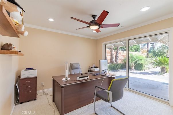 Home Office, Interior, Recessed Lighting