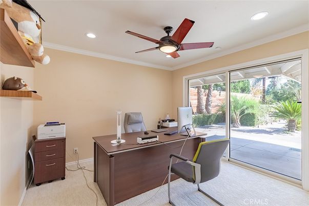 Home Office, Interior, Recessed Lighting
