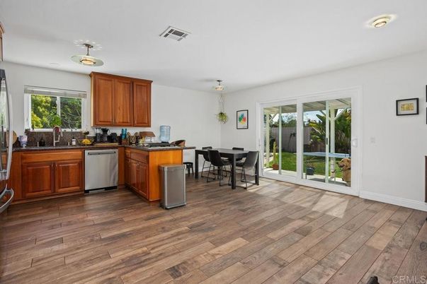 Dining room, Interior, Kitchen, Wood Texture Flooring