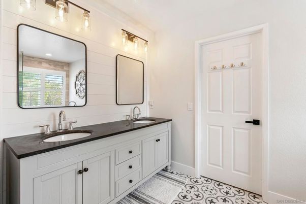 Bathroom, Dual Sink Vanities, Interior