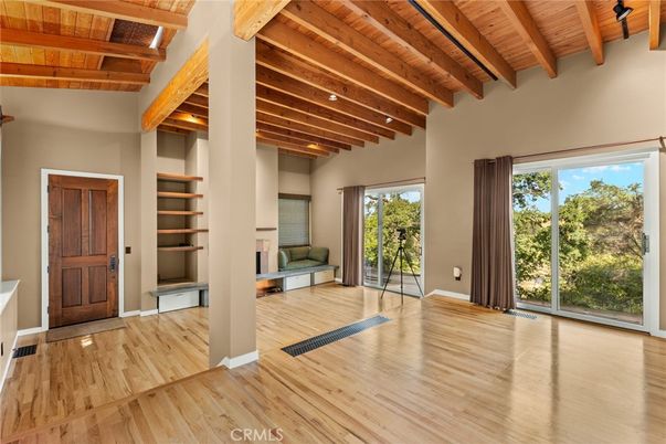 Interior, Kitchen, Pendant Lights, Recessed Lighting, Wooden Beams, Wooden Ceilings, Wood Texture Flooring