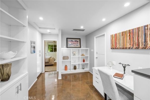Home Office, Interior, Recessed Lighting