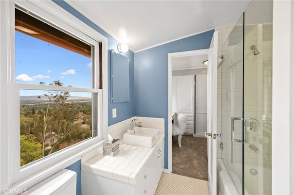 Bathroom, Glass Shower, Interior, Tile Countertops