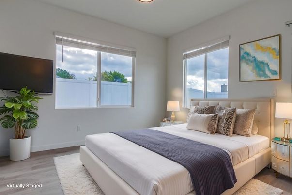 Bedroom, Interior, Wood Texture Flooring