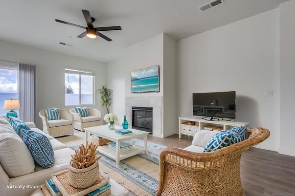 Fireplace, Interior, Living room, Water, Wood Texture Flooring