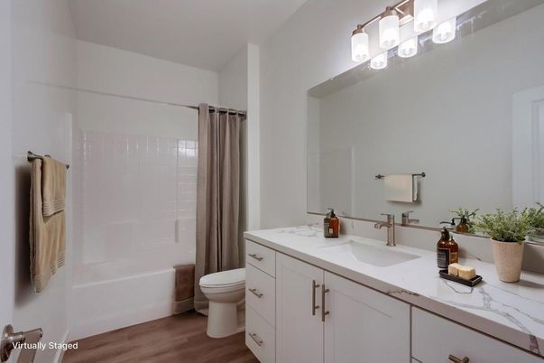Bathroom, Interior, Wood Texture Flooring
