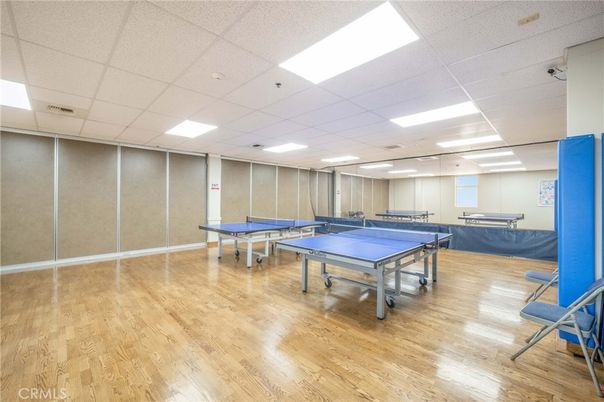 Game Room, Interior, Recessed Lighting, Wood Texture Flooring