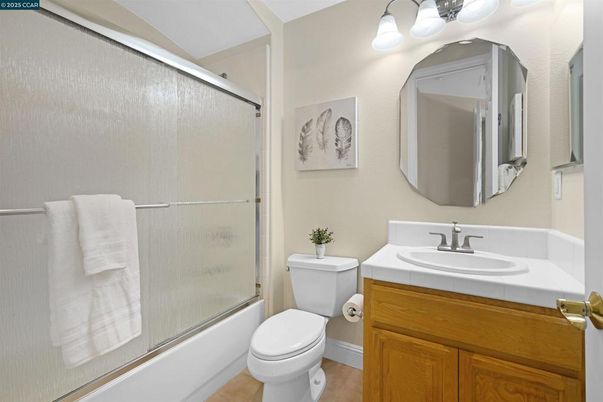 Bathroom, Glass Shower, Interior, Tile Countertops