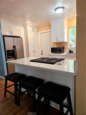 Interior, Kitchen, Wood Texture Flooring