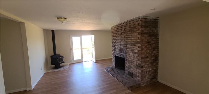 Fireplace, Interior, Wood Texture Flooring