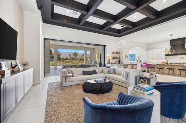 Interior, Kitchen, Living room, Recessed Lighting