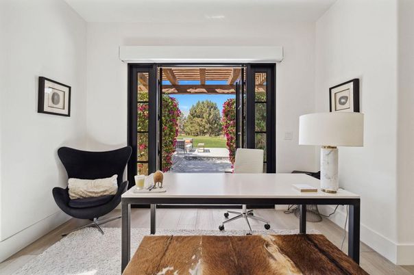 Home Office, Interior, Wood Texture Flooring