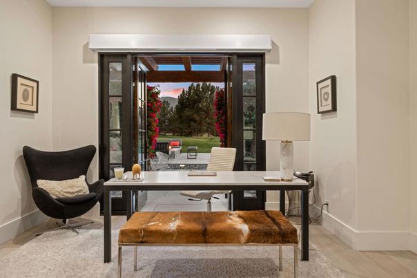 Home Office, Interior, Wood Texture Flooring