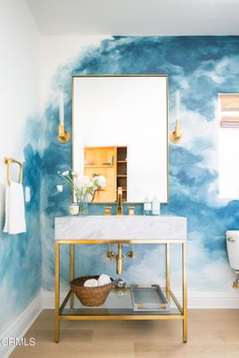 Bathroom, Interior, Wood Texture Flooring