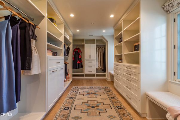 Interior, Recessed Lighting, Walk-in Closets, Wood Texture Flooring