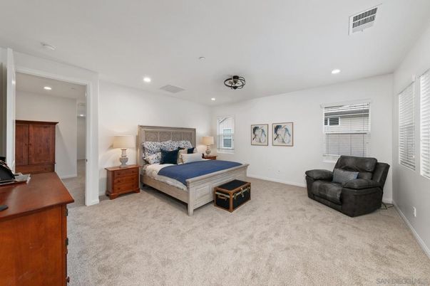Bedroom, Interior, Recessed Lighting