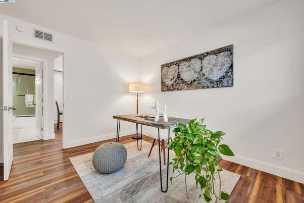 Home Office, Interior, Wood Texture Flooring
