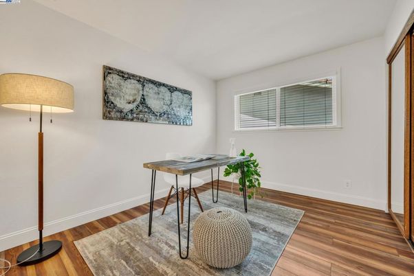 Home Office, Interior, Wood Texture Flooring