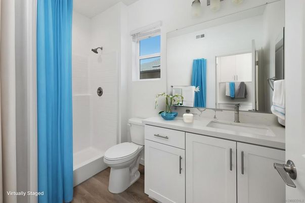 Bathroom, Interior, Wood Texture Flooring