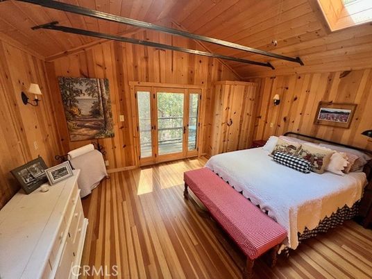 Bedroom, Interior, Wooden Beams, Wooden Ceilings, Wood Texture Flooring, Wooden Walls